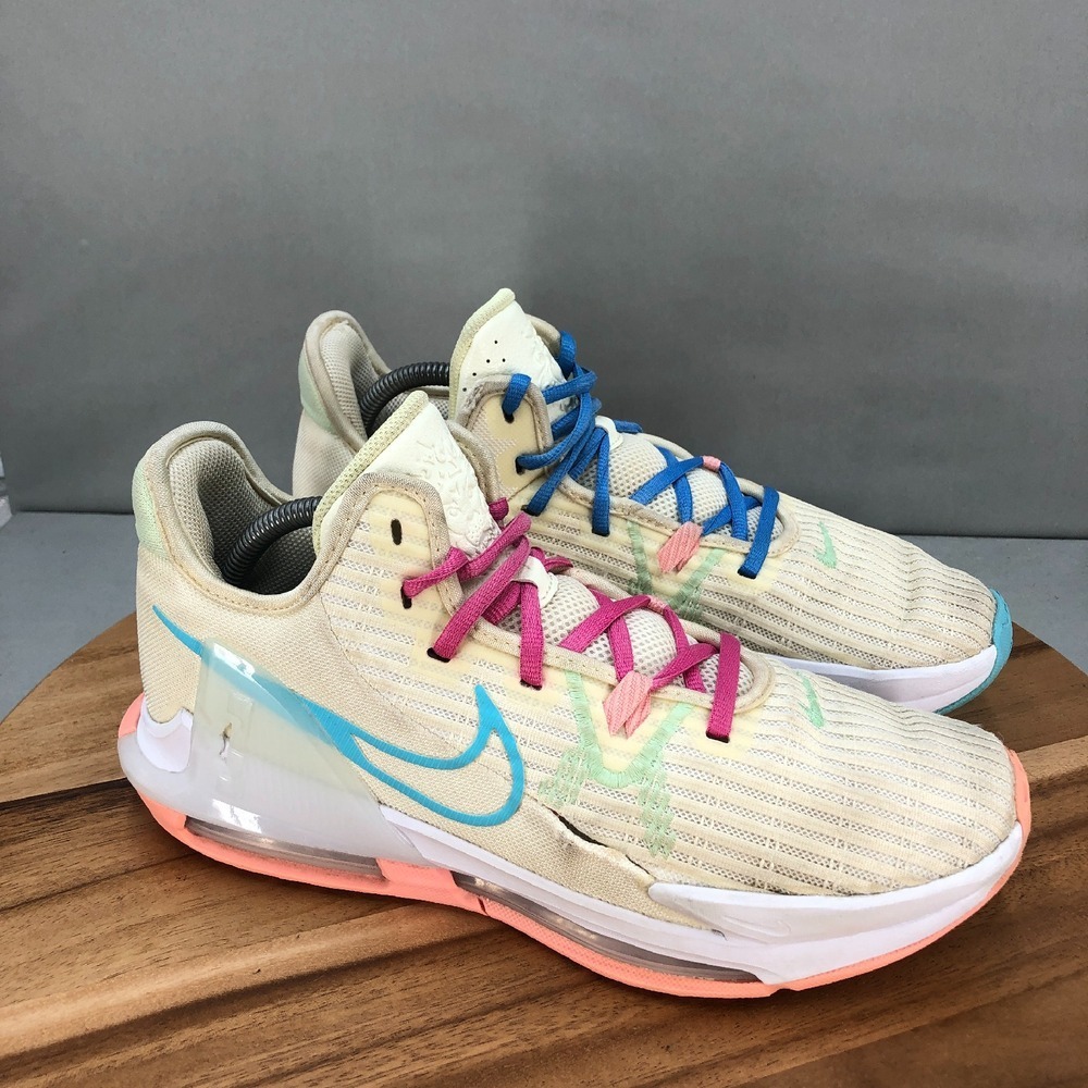 Nike LeBron Witness 7 VII 'Easter Sunday' Basketball Shoes Mens 10 Multicolor